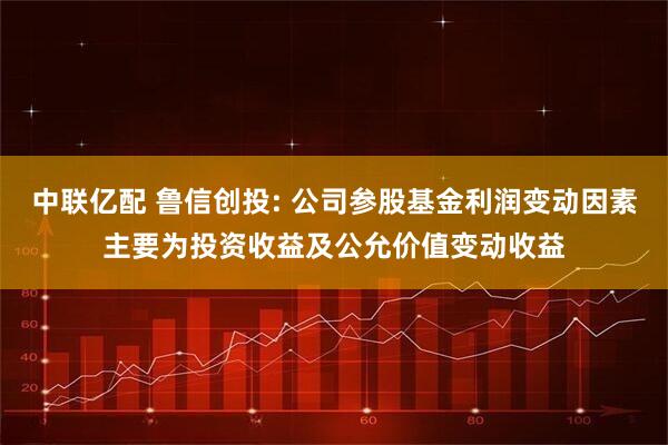 中联亿配 鲁信创投: 公司参股基金利润变动因素主要为投资收益及公允价值变动收益
