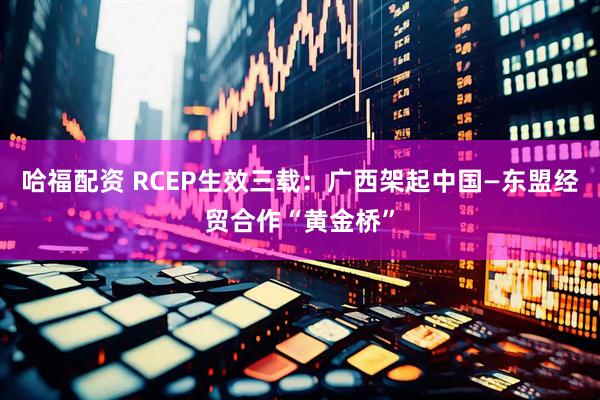 哈福配资 RCEP生效三载：广西架起中国—东盟经贸合作“黄金桥”