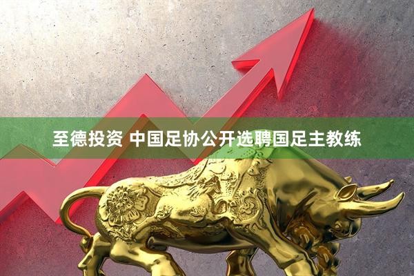至德投资 中国足协公开选聘国足主教练