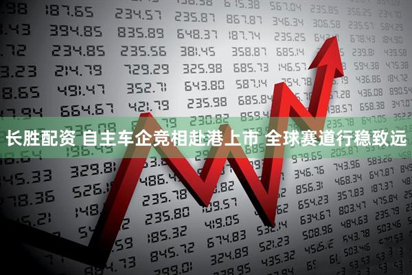 长胜配资 自主车企竞相赴港上市 全球赛道行稳致远
