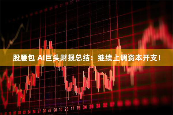 股腰包 AI巨头财报总结：继续上调资本开支！