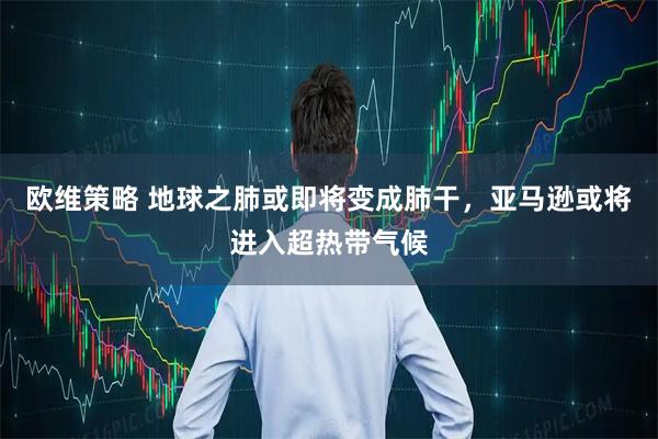 欧维策略 地球之肺或即将变成肺干，亚马逊或将进入超热带气候